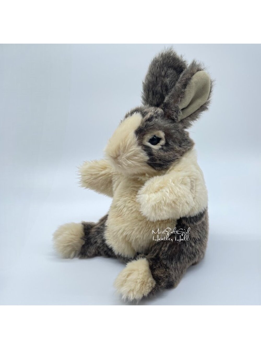 Folkmanis 10" Baby Dutch Rabbit Hand Puppet Plush